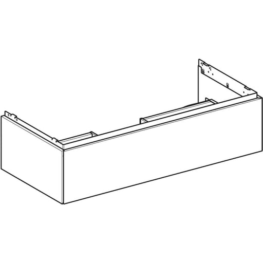 Geberit Vertriebs - ONE Unterschrank für WT/-Platte 1 Schubl., 103,6x26,6x47cm, weiß hgl