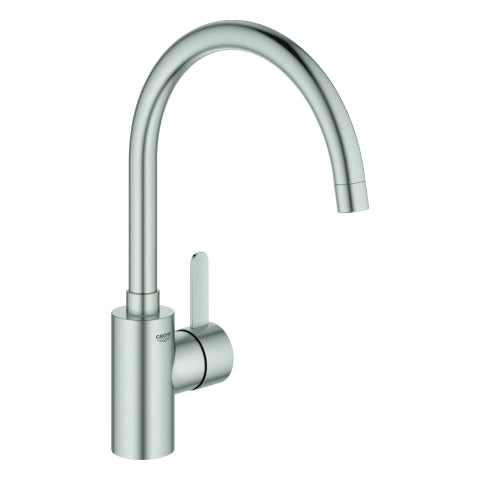 Grohe - EH-SPT-Batterie EUROSMART C 32843 hoher Auslauf GROHE ZERO supersteel