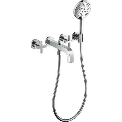 Hansgrohe - 3-Loch Wannenarmatur AXOR CITTERIO 39447000 chrom m.Kreuzgriff o.Platte