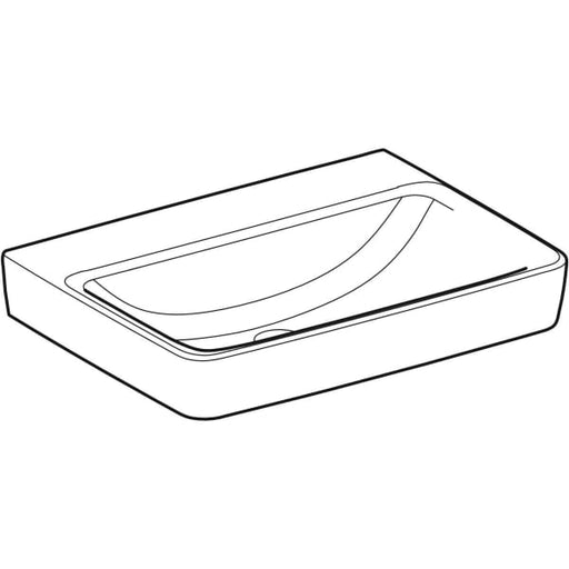 Geberit Vertriebs - RENOVA Plan Waschtisch, 65x48cm o. Hl., o. Ül., weiß, NEU
