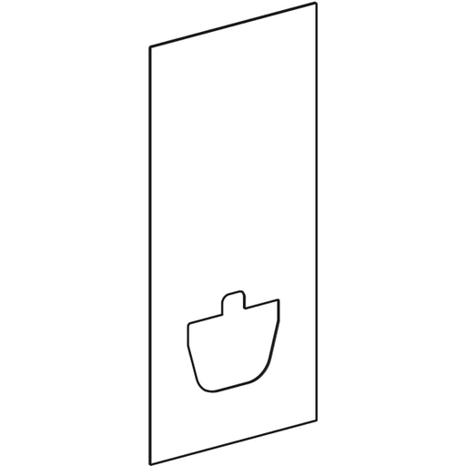 Geberit Vertriebs - Frontverkleidung zu Monolith Sanitär- modul für Wand-WC 114cm Betonoptik