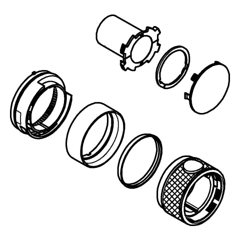 Grohe - Temperaturwählgriff 49029 für GRT SmartControl FMS hard graphite geb