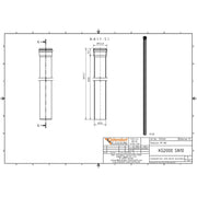 Gebr. Ostendorf - 2000 Rohr DN 125x5000mm grün, mit Muffe