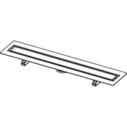 TECE SE - TECEdrainline Rinne gerade f. Naturstein 1000mm mit Seal System Dichtband