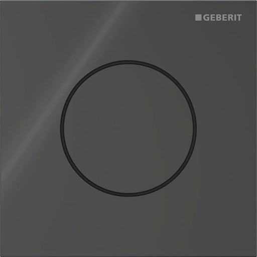 Geberit Vertriebs - Typ 40 UR-Strg. mit pneum. Sp-Ausl. Round, Glas schwarz