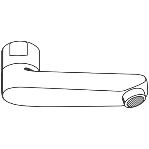 Grohe - Gussauslauf 13137 Ausladung 115mm chrom