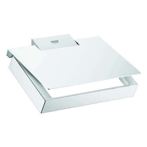 Grohe - WC-Papierhalter SELECTION CUBE 40781 Metall mit Deckel chrom
