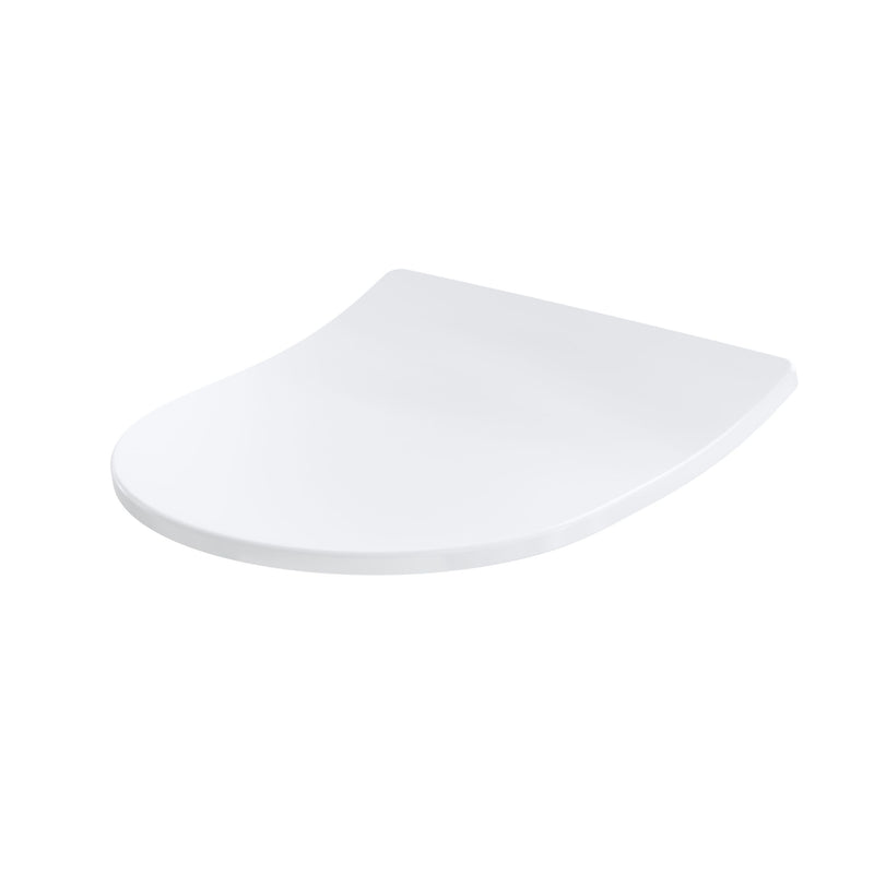 TOTO - Hamberger WC-Sitz TC514G mit Absenkautomatik weiß, Edelstahlscharniere, extra flach