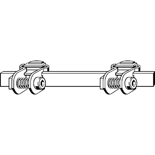 Viega - Parallelverbinder 8414 33x30x17,5mm Stahl verzinkt
