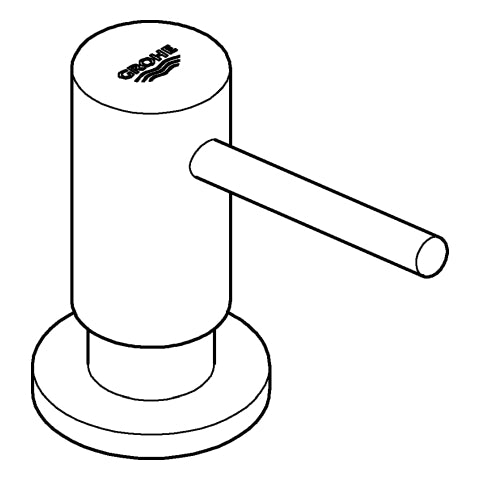 Grohe - Seifenspender COSMOPOLITAN 40535 Vorratsbehälter 0,4 l warm sunset geb