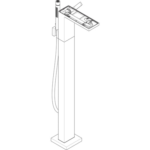Hansgrohe - Wannenmischer Axor MyEdition F-Set bodenstehend o.Platte mattschwarz
