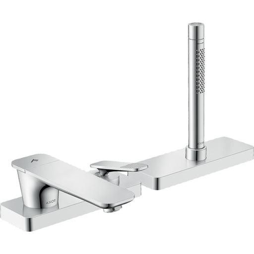 Hansgrohe - 3-Loch Wannenmischer sBox Axor Citterio C Cubic cut chrom