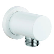 Grohe - Wandanschlussbogen RAINSHOWER 27057 runde Rosette moon white/chrom
