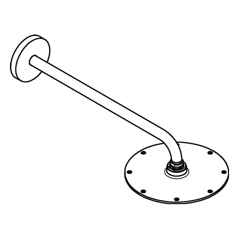 Grohe - Kopfbrauseset RAINSHOWER C 210 26171 Brausearm 422 mm chrom