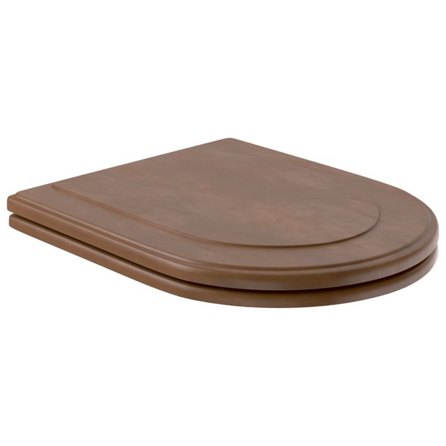 VILLEROY & BOCH - WC-Sitz HOMMAGE 992666 Birke massiv /Nuss.geb