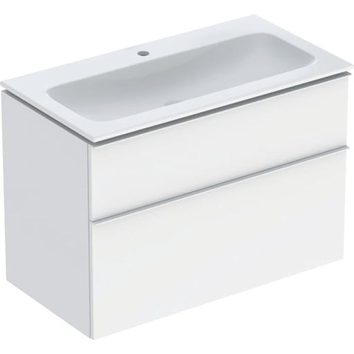 Geberit Vertriebs - iCon Set MWT m. US, 2 Schubl. 90x63x48cm, weiß matt