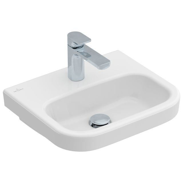 VILLEROY & BOCH - HWB ARCHITECTURA 4373 450x380mm 1-L Arm HL durchgest o Überl Weiß Alpin