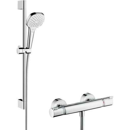 Hansgrohe - Brausenkombi CROMA Select E Vario/ ECOSTAT Comfort UNICA CROMETTA 650mm