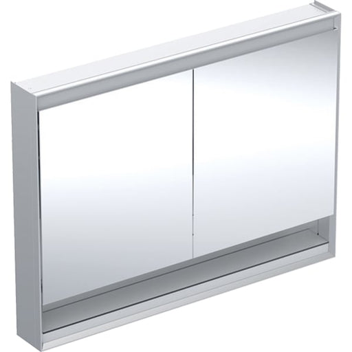 Geberit Vertriebs - ONE Spiegelschrank mit Ni/Comf.Light 2 Türen, AP-Mont., 120x90x15cm, alu