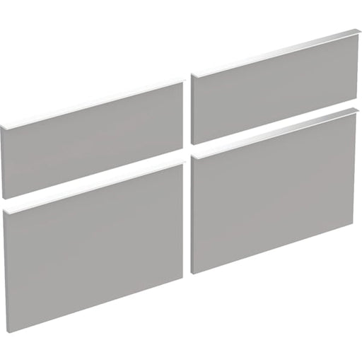 Geberit Vertriebs - Schubladenfront Platin, 4 Stück zu ICON WTU 840422