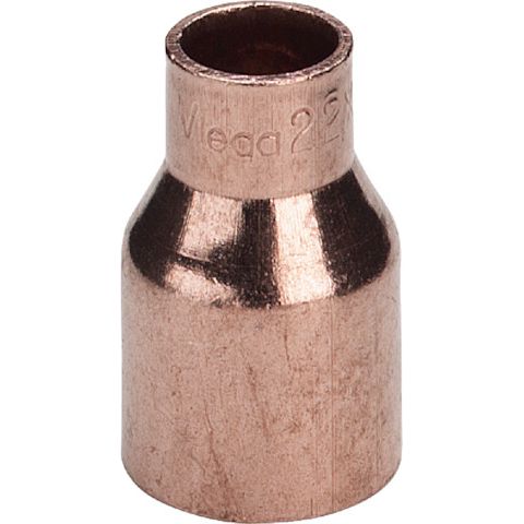 Viega - Absatznippel 95243 15mm Außenlötende x 12mm Kupfer