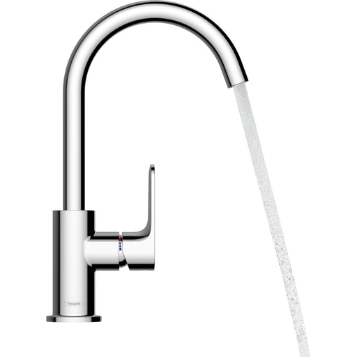 Hansgrohe - Einhebel-Waschtischmischer Rebris S 210 Schwenkauslauf m.Zugstange MSW