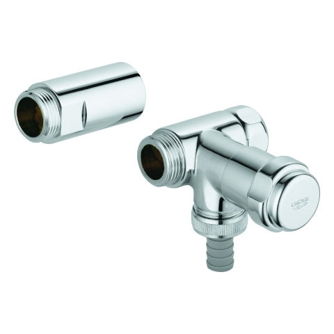 Grohe - WAS-Ventil Batt. 41043 Design-Gr. DN20 Anschluss rechts für 1/2 chrom