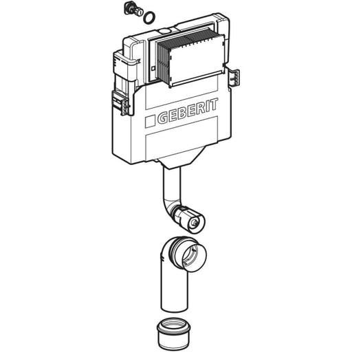 Geberit Vertriebs - SIGMA UP-SPK 12cm, 6 / 3 Liter Spülbogen angeschweißt