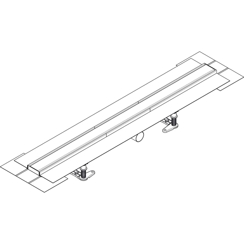 Hansgrohe - Komplettset RainDrain Compact 900mm f.flache Installation BST