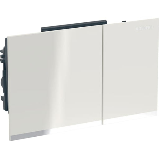 Geberit Vertriebs - Omega60 BetPl., für 2-Mengen-Sp. Square, sand-grau / verspiegelt