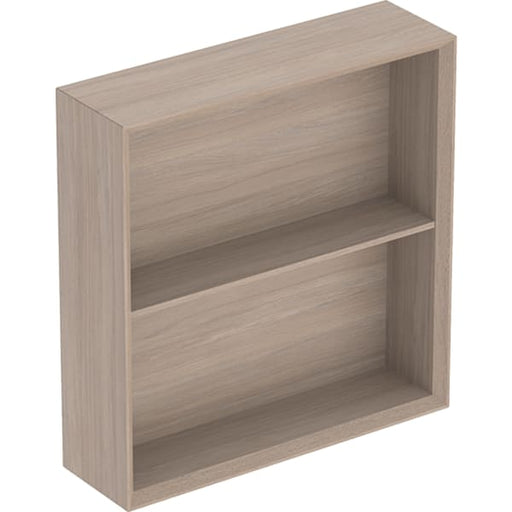 Geberit Vertriebs - iCon Regal quadratisch 45x46,7x13,2cm, Eiche natur