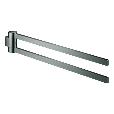 Grohe - Handtuchhalter SELECTION 41063 2-armig schwenkbar hard graphite