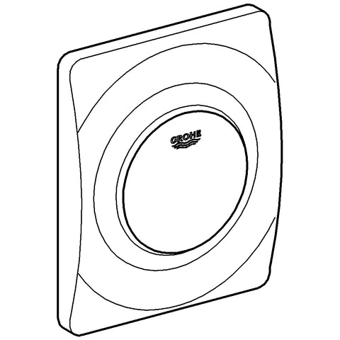 Grohe - Betätigungsplatte Surf 38808P00 Fertigmontageset mattchrom f.man. Betät