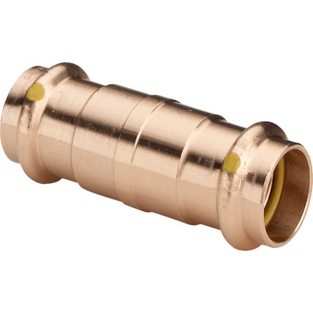 Viega - Schiebemuffe PROFIPRESS G 2615.5 für Gas 22mm Rotguss