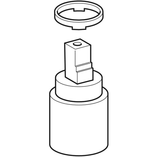 Geberit Vertriebs - Kartusche D35mm mitTemp.-Ring zu 571400