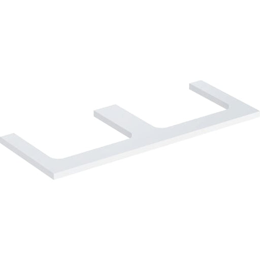 Geberit Vertriebs - ONE WT-Platte, Aus re/li, für AWT 120x3x47cm, weiß hgl