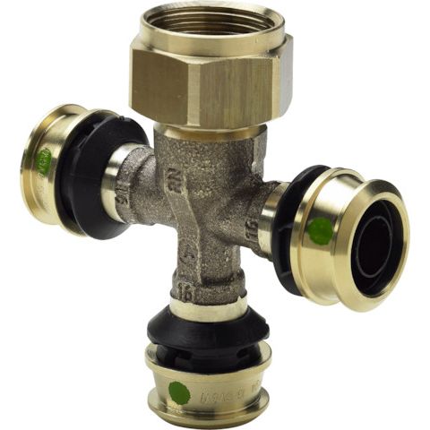 Viega - Verteiler RAXOFIX 5326.08 16mmx3/4 - 3fach Siliziumbronze