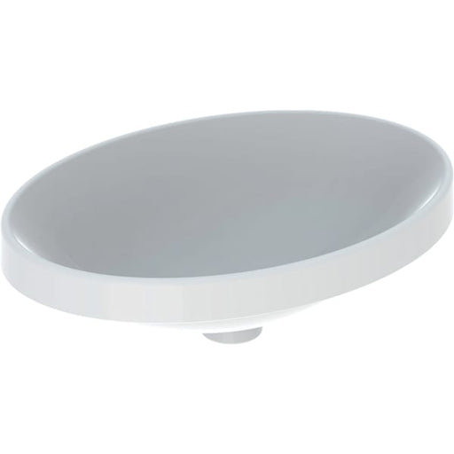 Geberit Vertriebs - Einbau-WT VARIFORM, oval, 550x400mm o. Hl., o. Ül., weiß, KeraTect