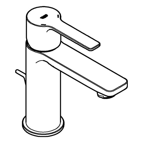 Grohe - EH-Waschtischbatterie LINEARE 32109 XS-Size chrom