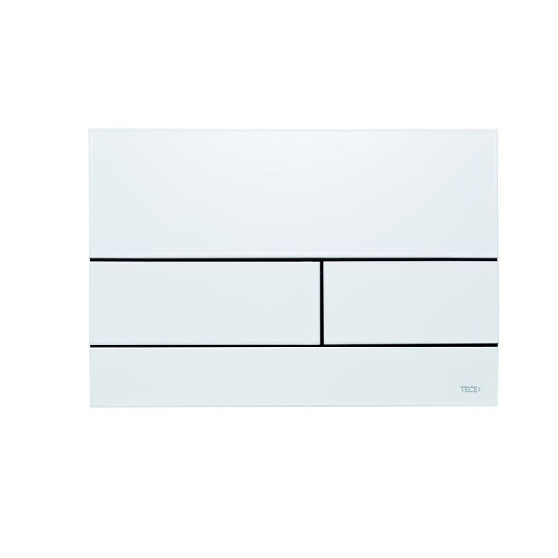 TECE SE - TECEsquare WC-Betätigungsplatte Metall 2 Weiß glänzend RAL 9016