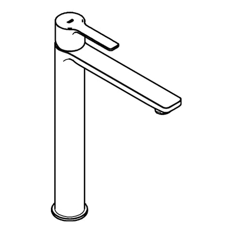 Grohe - Einhand-Waschtischbatterie LINEARE 23405 XL-Size für freist. WS supersteel