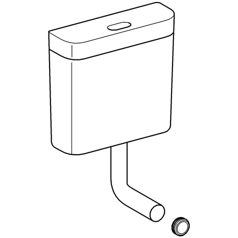Grohe - Spülkasten AP 37355 weiß
