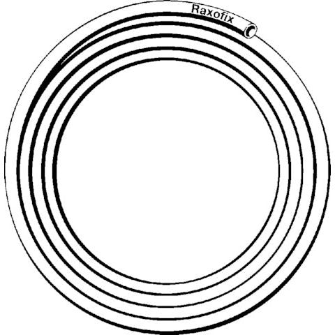 Viega - Rohr RAXOFIX 5302, 25x2,7mm Kunststoff silbergrau Ring a 50m, per M