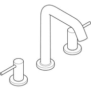 Hansgrohe - TECTURIS S 3-Loch WTA 150 mit Push-Open Ablaufg. brushed bronze