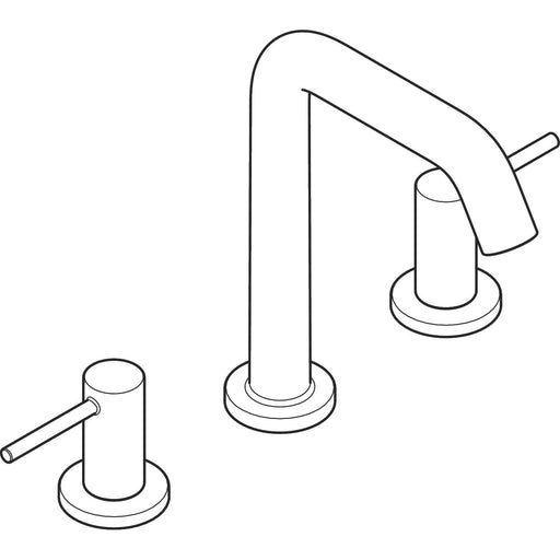 Hansgrohe - TECTURIS S 3-Loch WTA 150 mit Push-Open Ablaufg. brushed bronze