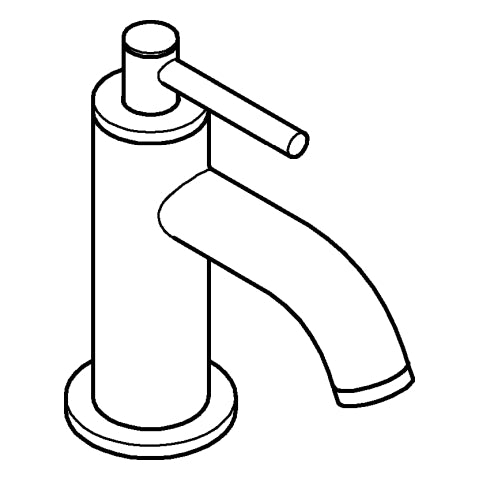 Grohe - Standventil Atrio 20658 XS-Size Hebelgriff warm sunset