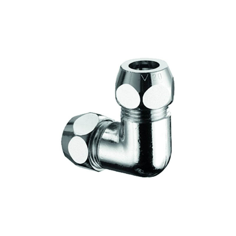 SCHELL - Winkel-Quetschverschraubung 12mm DN15 (1/2) verchromt