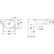 VILLEROY & BOCH - UnterbauWT Loop&Friends 560x380mm ov o. ÜL. Außenseite glasiert we Alpin c
