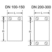 Düker - Fornatis CV-Verbindungsmanschette DN 150