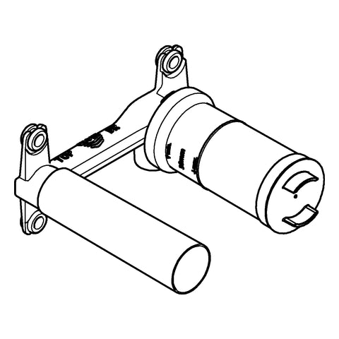Grohe - Universal-Einbaukörper 23571 für 2-Loch-WT-Wandbatterien